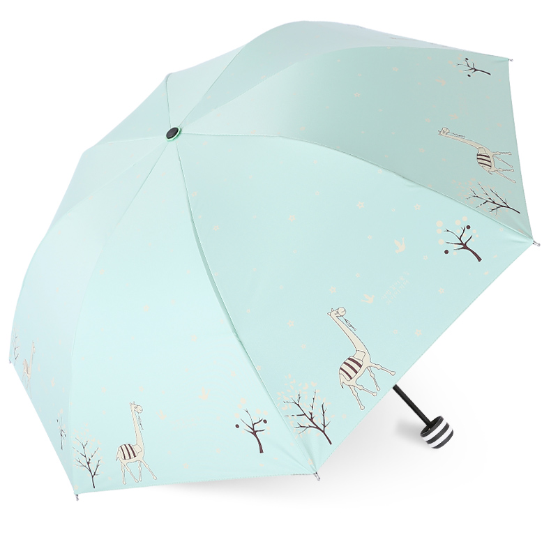 遮陽晴雨傘兩用女韓國小清新三折疊超強防紫外線太陽防曬學生女神