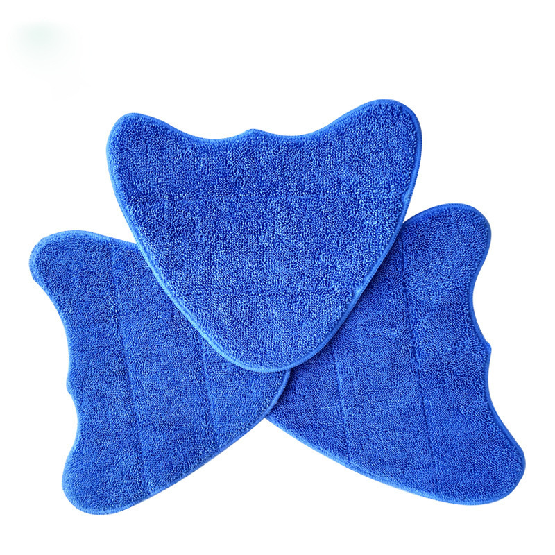 廠家直銷多功能x5 h2o藍色辮子布鯊魚蒸汽拖把三角布套更換墊批發