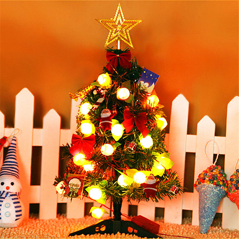 迷你聖誕樹60cm聖誕樹套餐聖誕裝飾品 水果燈聖誕樹 桌面聖誕樹